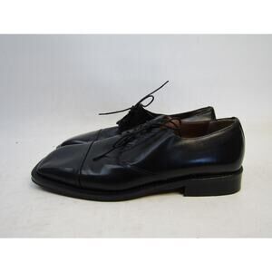 Mezlan Mens Size 9 M Black Leather Oxford Dress Shoes